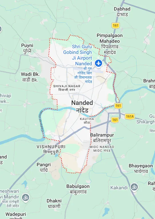 Nanded City Pune Location Advantage Map